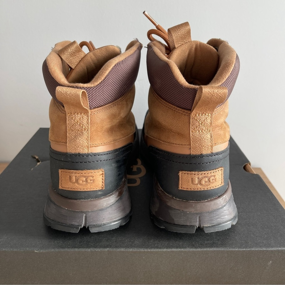 UGG boots Men's Emmett duck waterproof boot 7 brown Black Lace-Up ankle winter - Picture 4 of 12